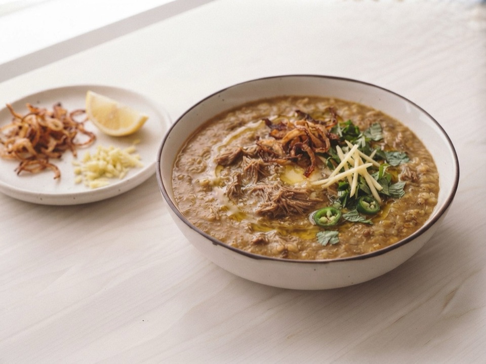 Haleem, angerichtet